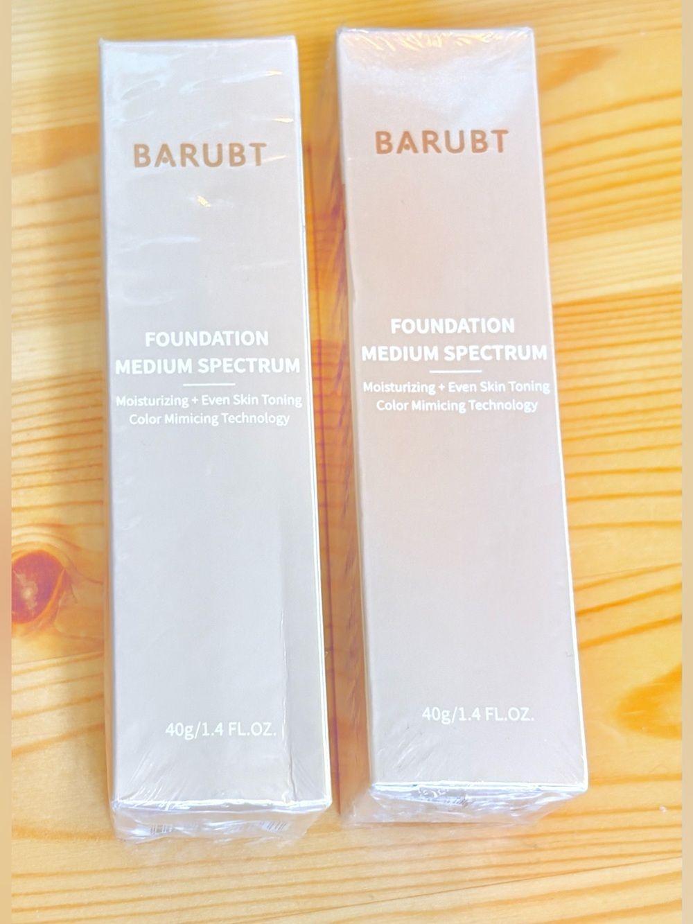 NWT | 2-Pack | BARUBT Medium Spectrum Foundation, 1.4 Oz.